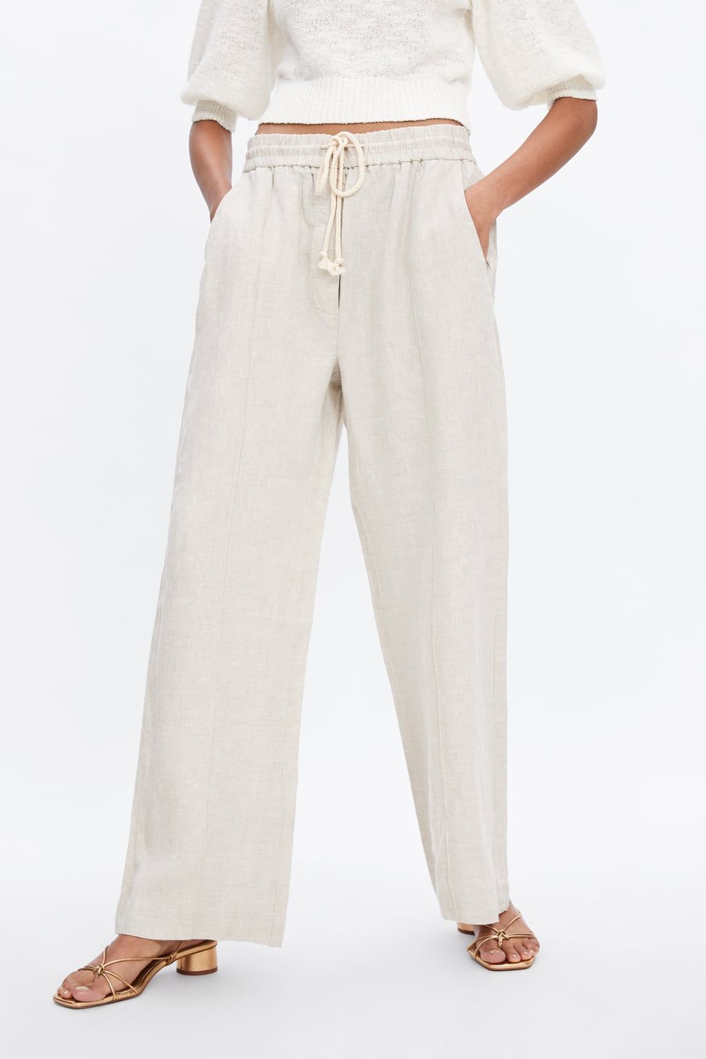 Pantalones de lino